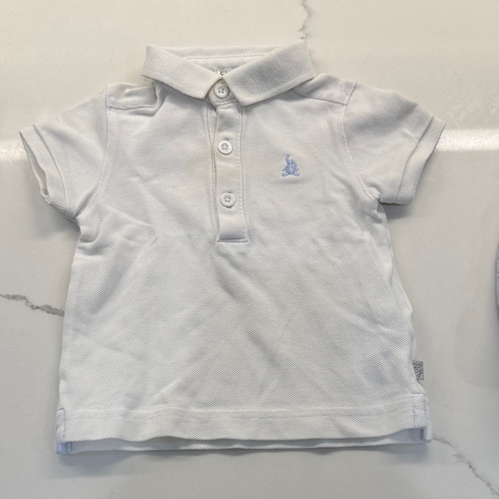 White Polo Kids Shirt